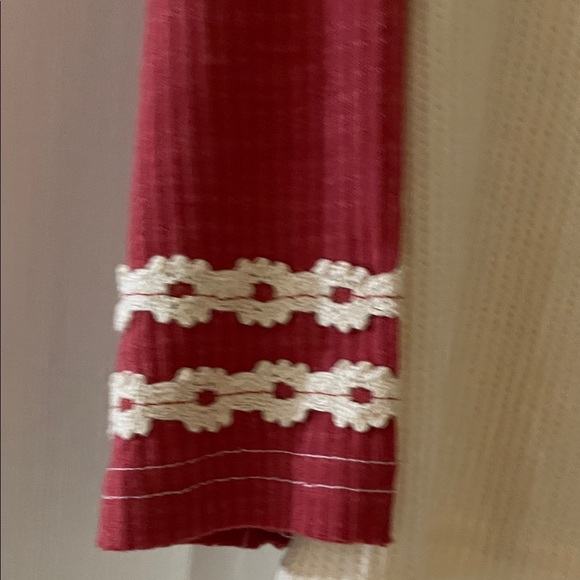 POL Red and Cream Long Sleeve Tee - Picture 4 of 10